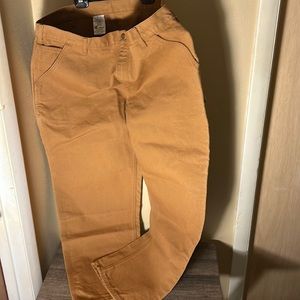 Carhartt NWT Mens Carpenter Jeans B11 BRN Color Brown Size 40x30